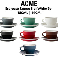 ACME Espresso Range Flat White Cup 150ml and Sauce