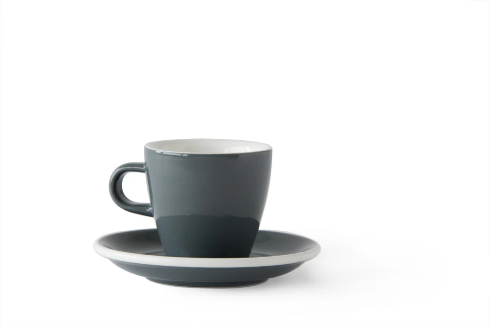 ACME ESPRESSO RANGE MEDIUM TULIP CUP 170ML AND SAUCER 14CM SET (Dolphine Gray)
