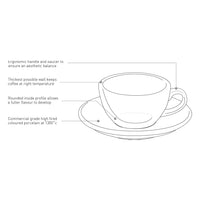 Loveramics Egg 150mL Flat White Cup & Saucer