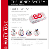 Urnex Café Wipz Coffee Cleaning Wipes